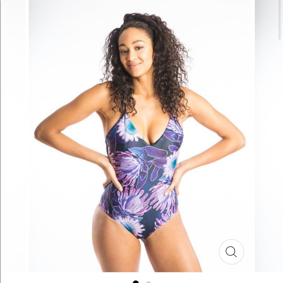 sensigraves Other - Purple one piece w/ sheer sexy back